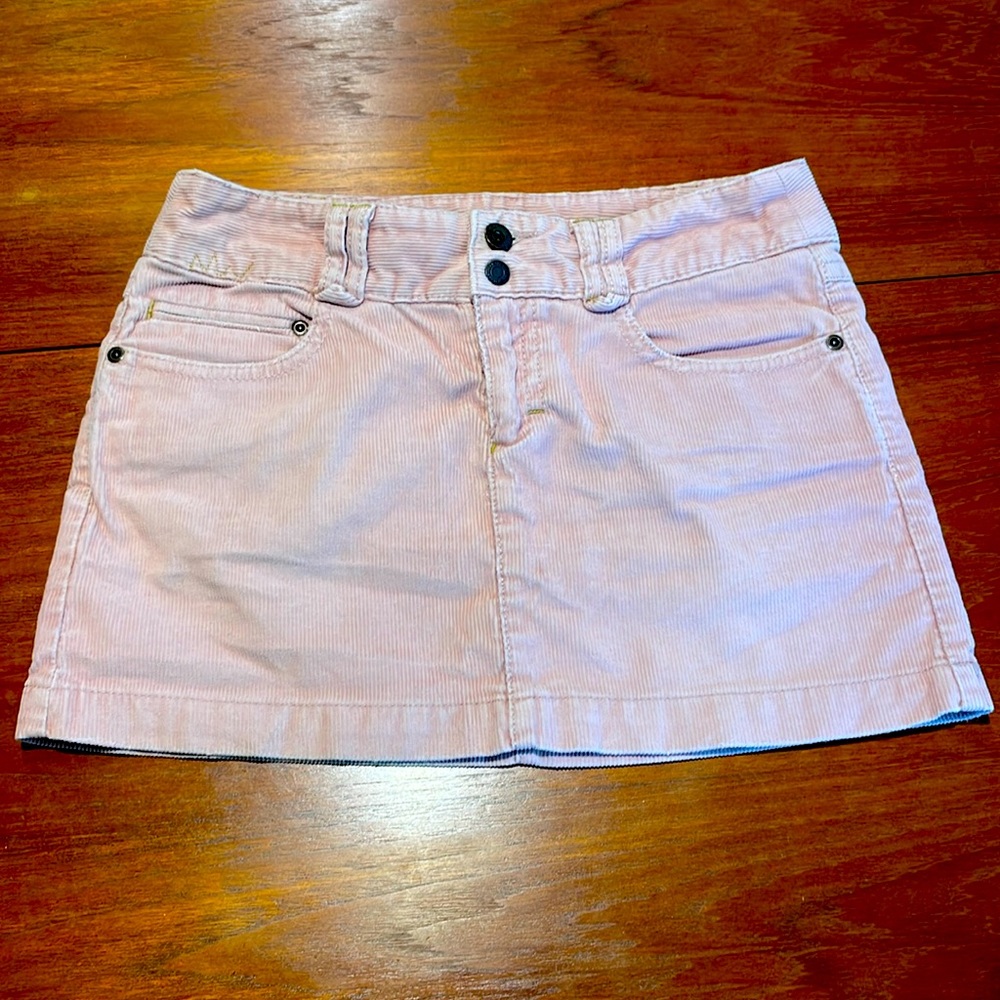 American Eagle muted pink corduroy mini skirt size 0